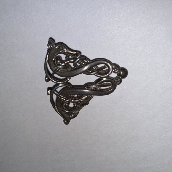 Sterling Silver Two Head Celtic Horse Pendant - Picture 13 of 16